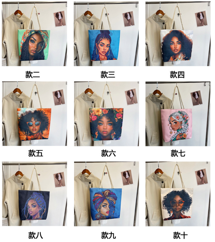 canvas lady bag with different patterns canvas lady bag with different patterns